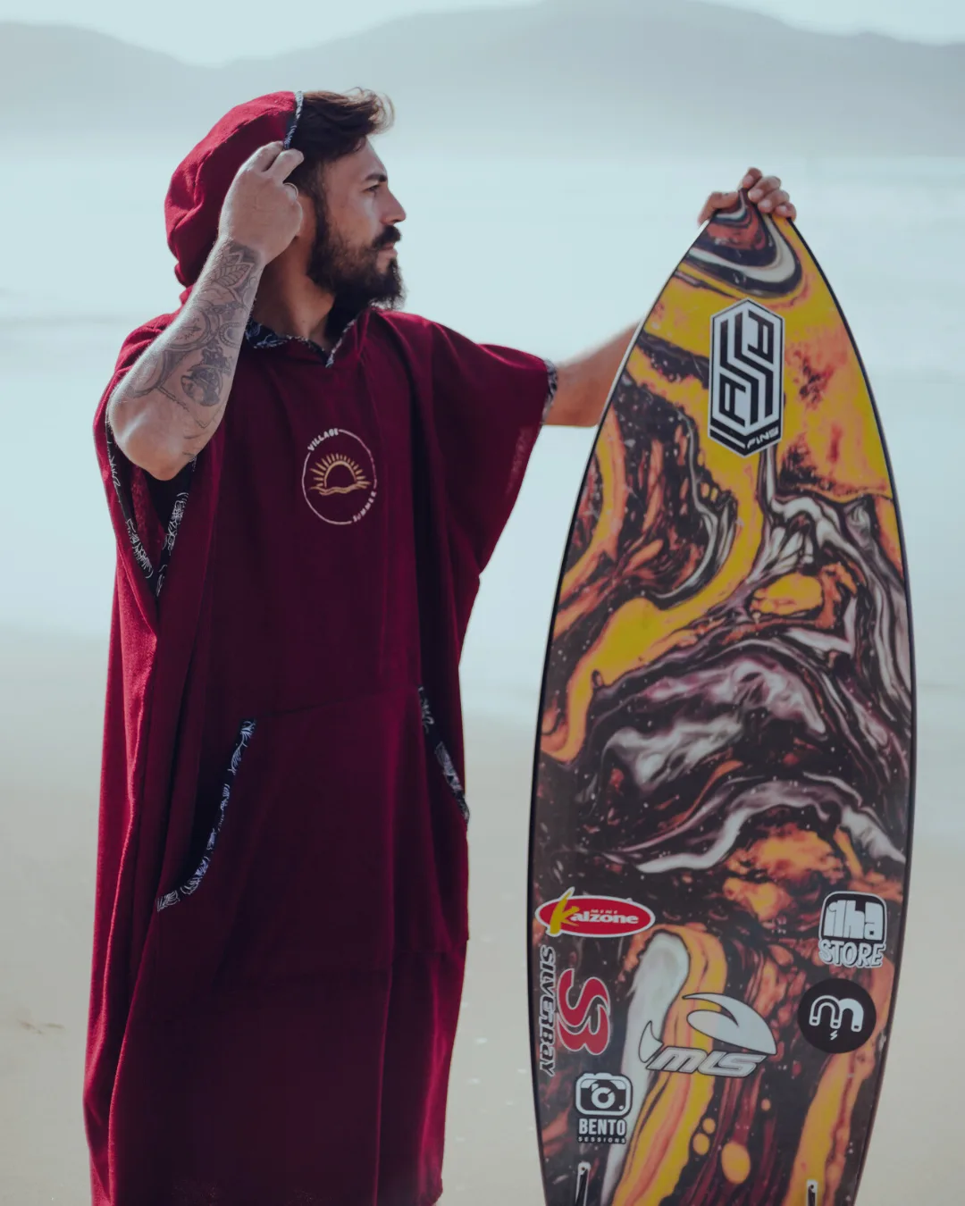 Kelvin, instrutor de surf da Village Summer